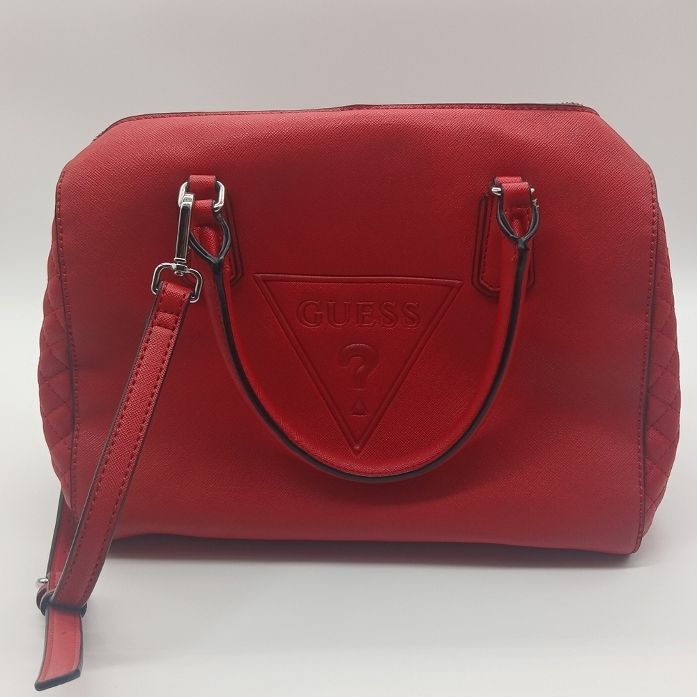 Red Guess Handbag Shoulder and Crossbody​​​
